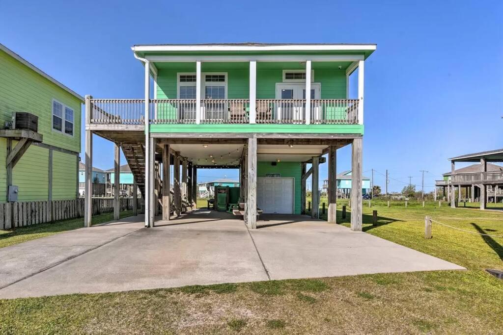 Coastal Heaven - Crystal Beach Relaxing Beach Home Bolivar Peninsula Esterno foto