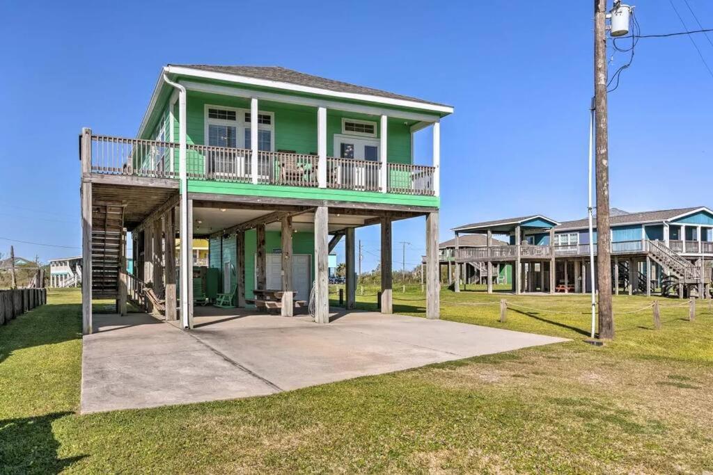 Coastal Heaven - Crystal Beach Relaxing Beach Home Bolivar Peninsula Esterno foto